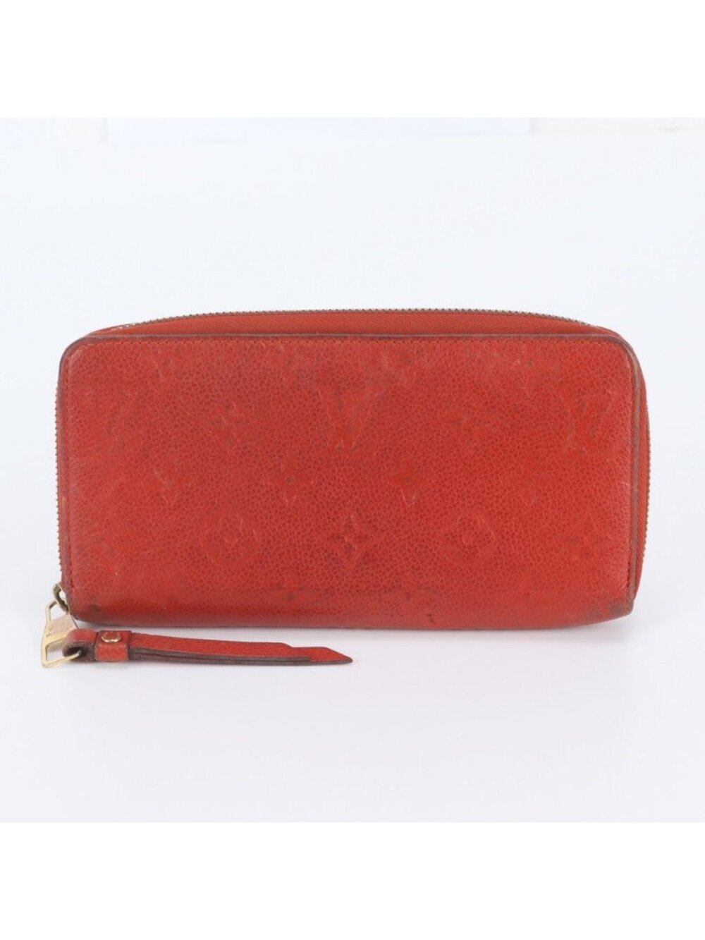 Louis Vuitton Monogram Empreinte Zippy Wallet Leather